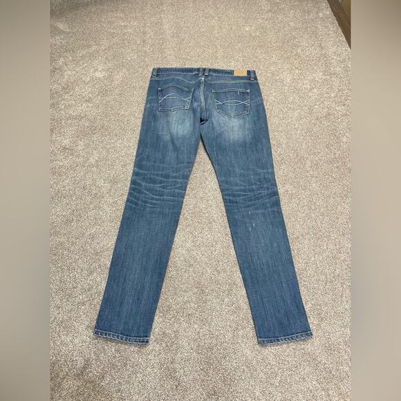 Y2K rodeo versatile Abercrombie & Fitch distressed skinny jeans womens sz 6 28w - Picture 2 of 14